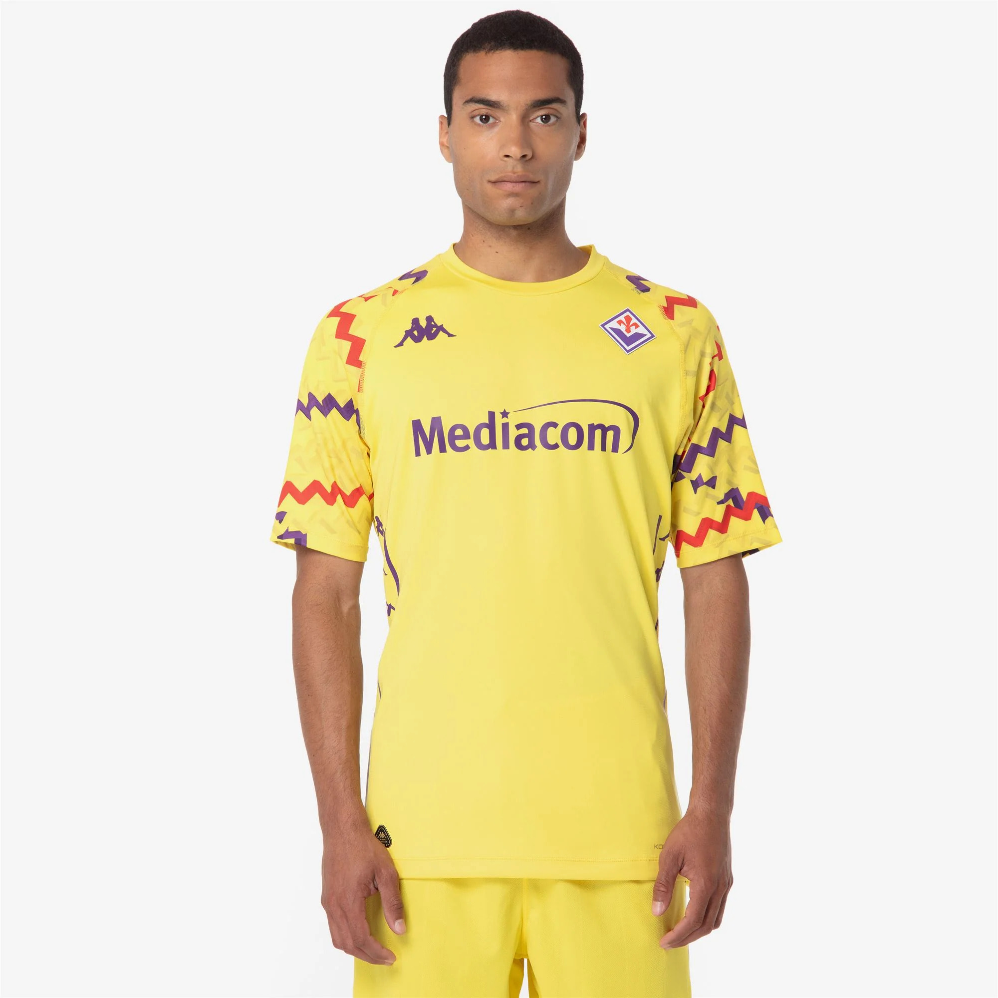 Kappa - Maglie gioco Uomo Giallo - Kombat Gk Pro 2025 Fiorentina