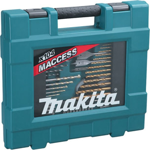 Coffret ensemble accessoires MAKITA 104 Pièces MACCESS - D-31778