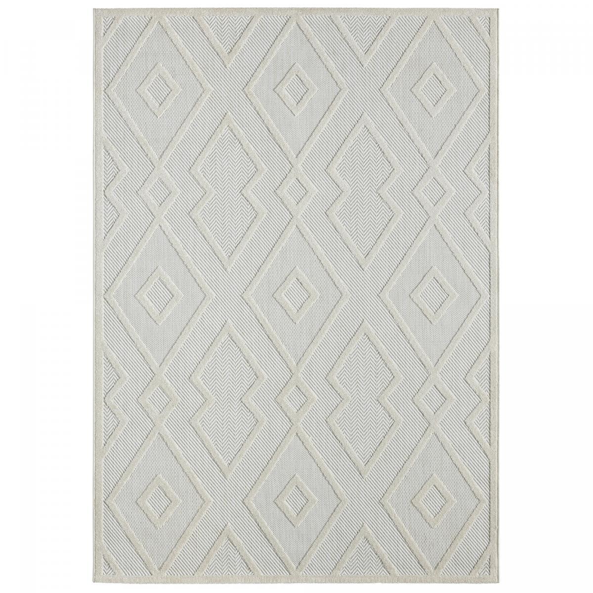 Tapis kilim tissé motif géométrique BOHE