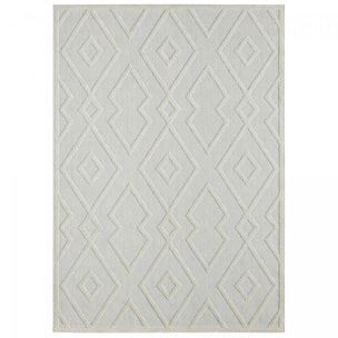 Tapis kilim tissé motif géométrique BOHE