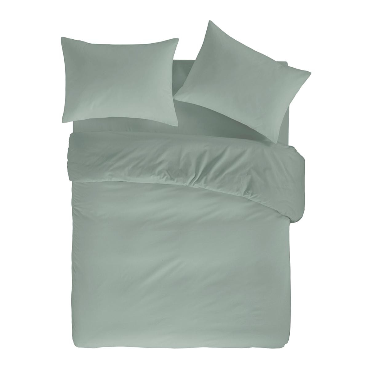 Housse de couette PURE en coton percale - vert - vendue seule