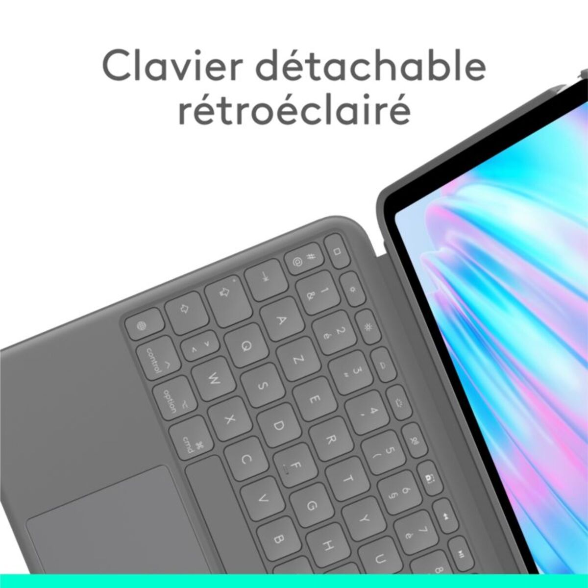 Etui LOGITECH Combo Touch iPad Air 11'' (M2 et M3) AZERTY