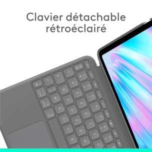 Etui LOGITECH Combo Touch iPad Air 11'' (M2 et M3) AZERTY
