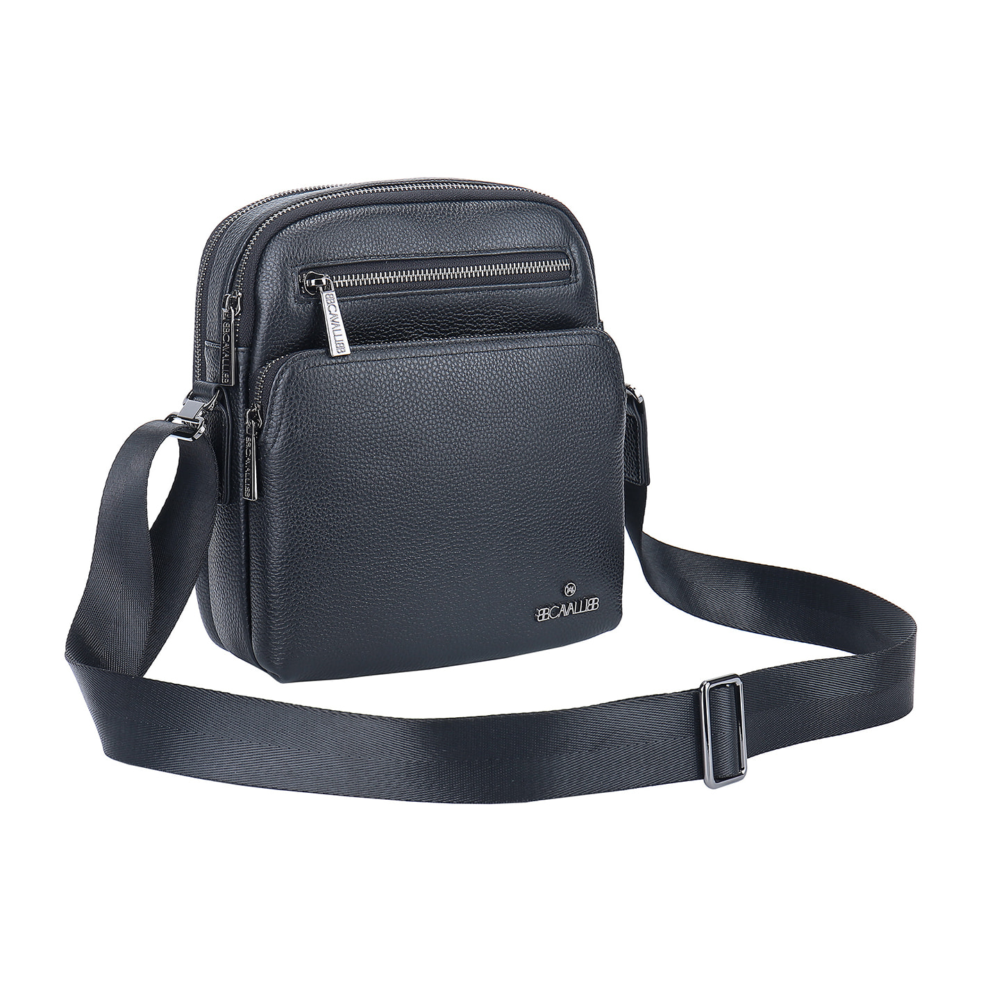 Borsa a tracolla  da uomo In Vera pelle Made in Italy 22x25x9 cm