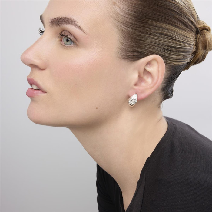 Pendientes acabado plata