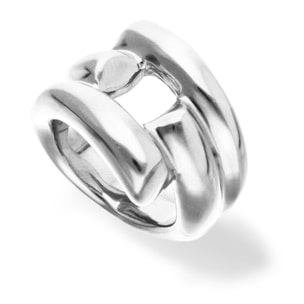 Anillo RAÍCES PLATEADO 12
