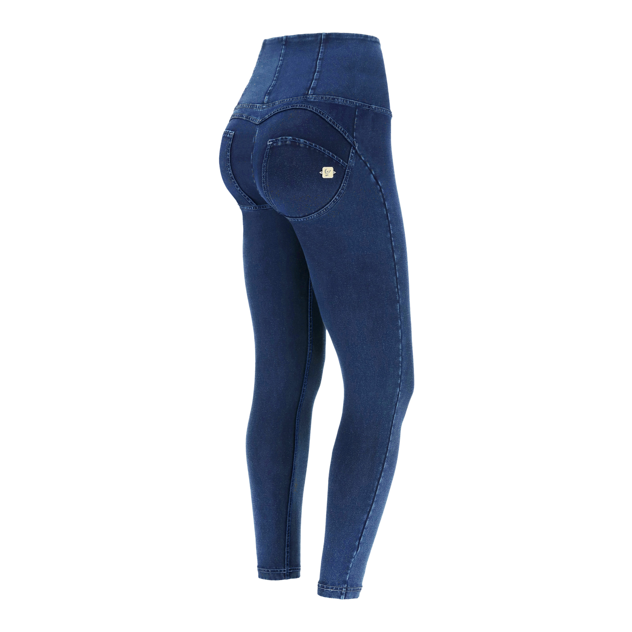 Jeggings push up WR.UP® 7/8 superskinny vita alta con zip