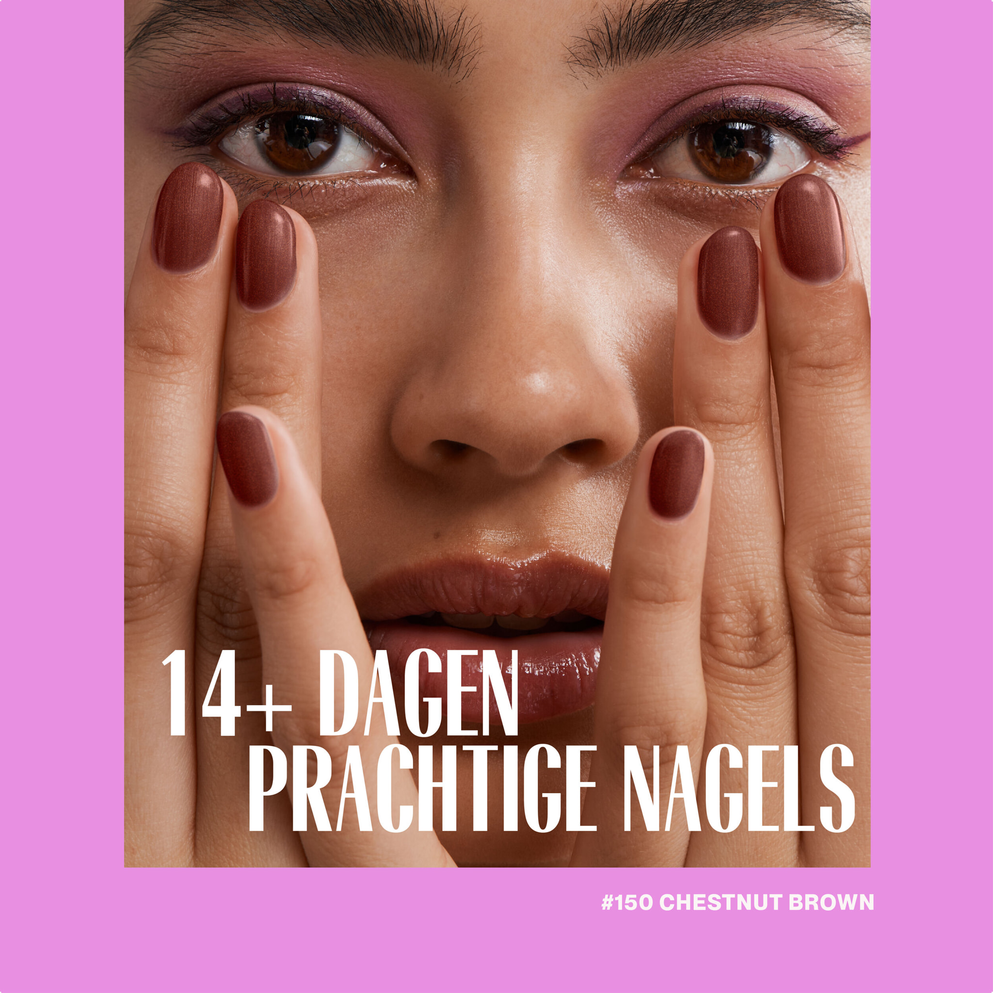 Pink Gellac - 150 Chestnut Brown Gel Nagellak 15ml - Bruine Gellak - Gelnagellak voor Gelnagels Producten - Gel Nails