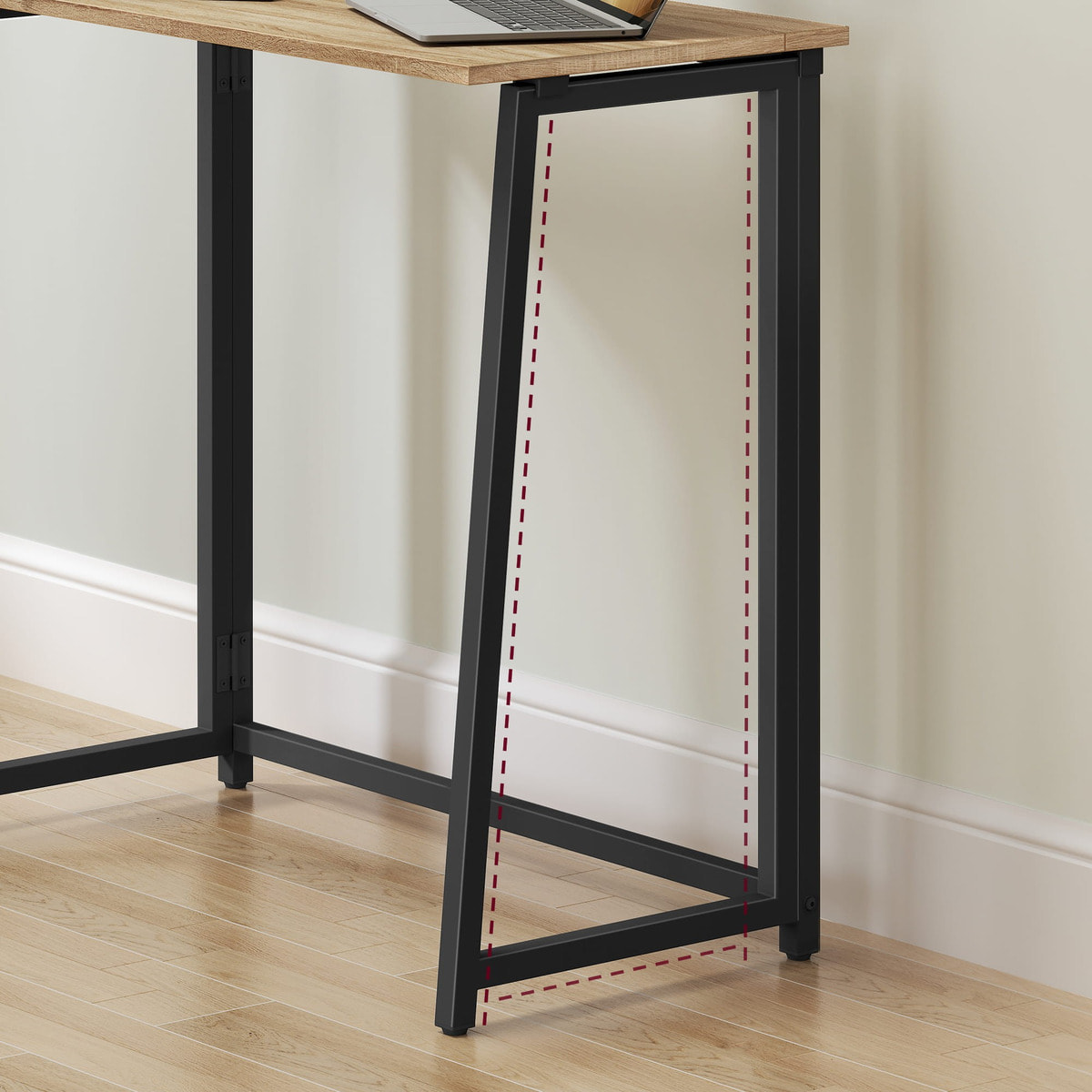 Scrivania per computer MAX 1.0 rovere sonoma e nero
