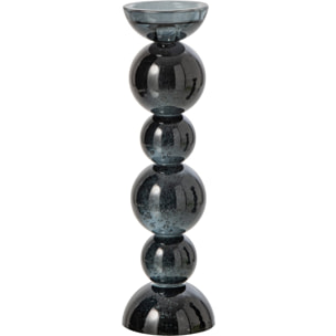J-Line chandelier - verre - bleu pétrole - large