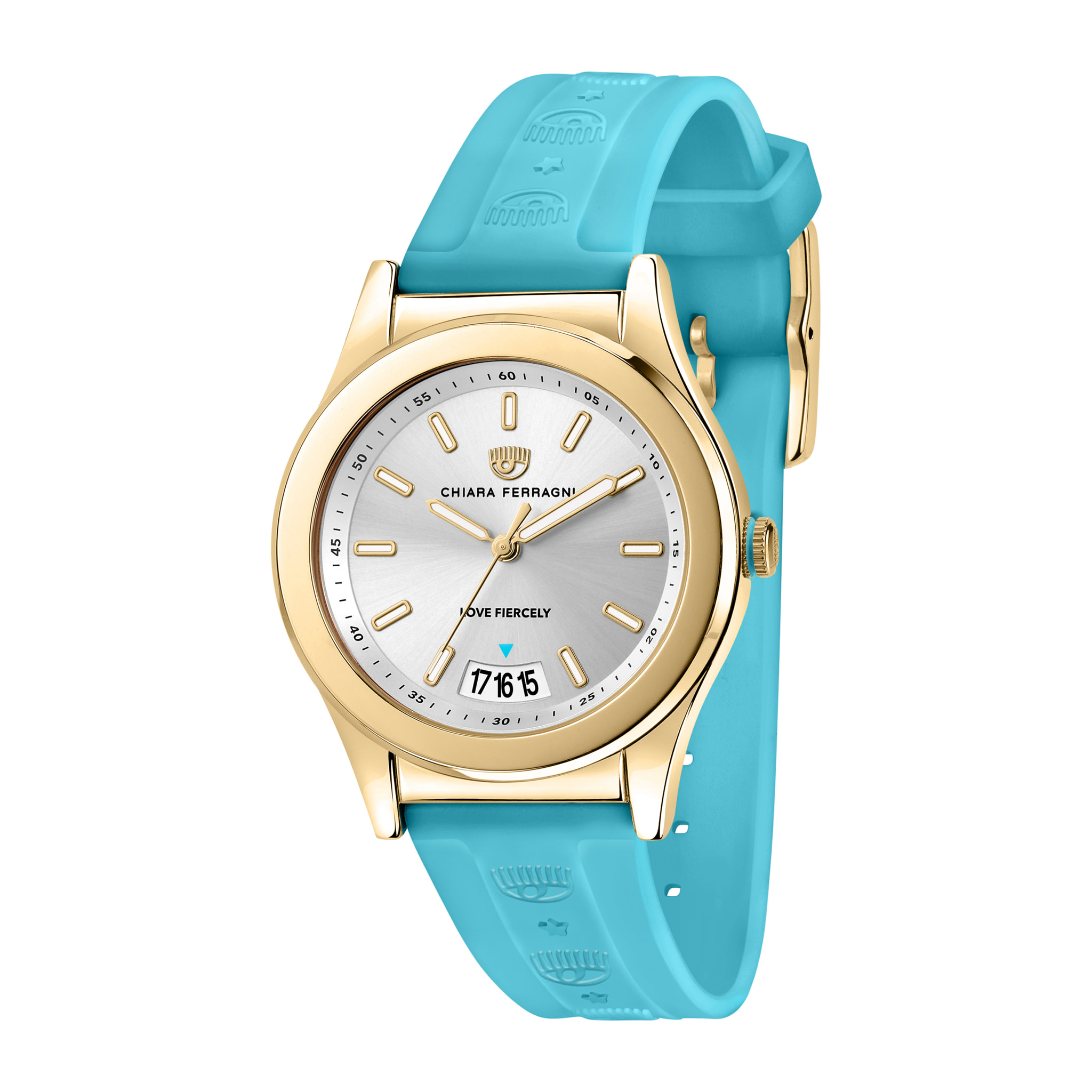 Reloj Chiara Ferragni R1951102505 Mujer Analogico Cuarzo con Correa de Silicon