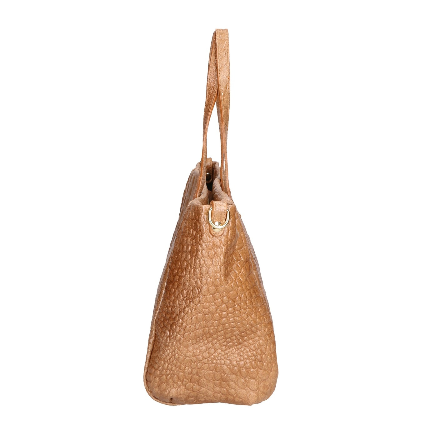 Borsa a spalla da donna - Modello Lorella - Vera pelle croco - 37.0 x 23.0 x 10.0 cm