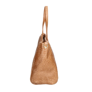 Borsa a spalla da donna - Modello Lorella - Vera pelle croco - 37.0 x 23.0 x 10.0 cm