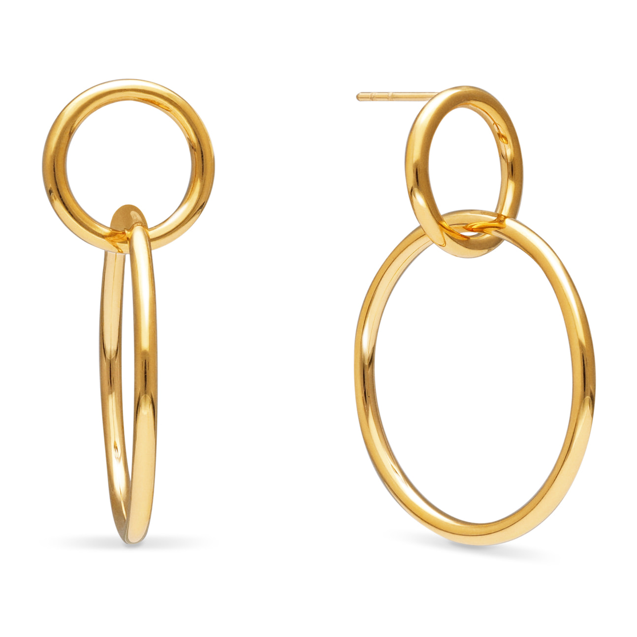 Pendientes Sister Acero Baño Oro