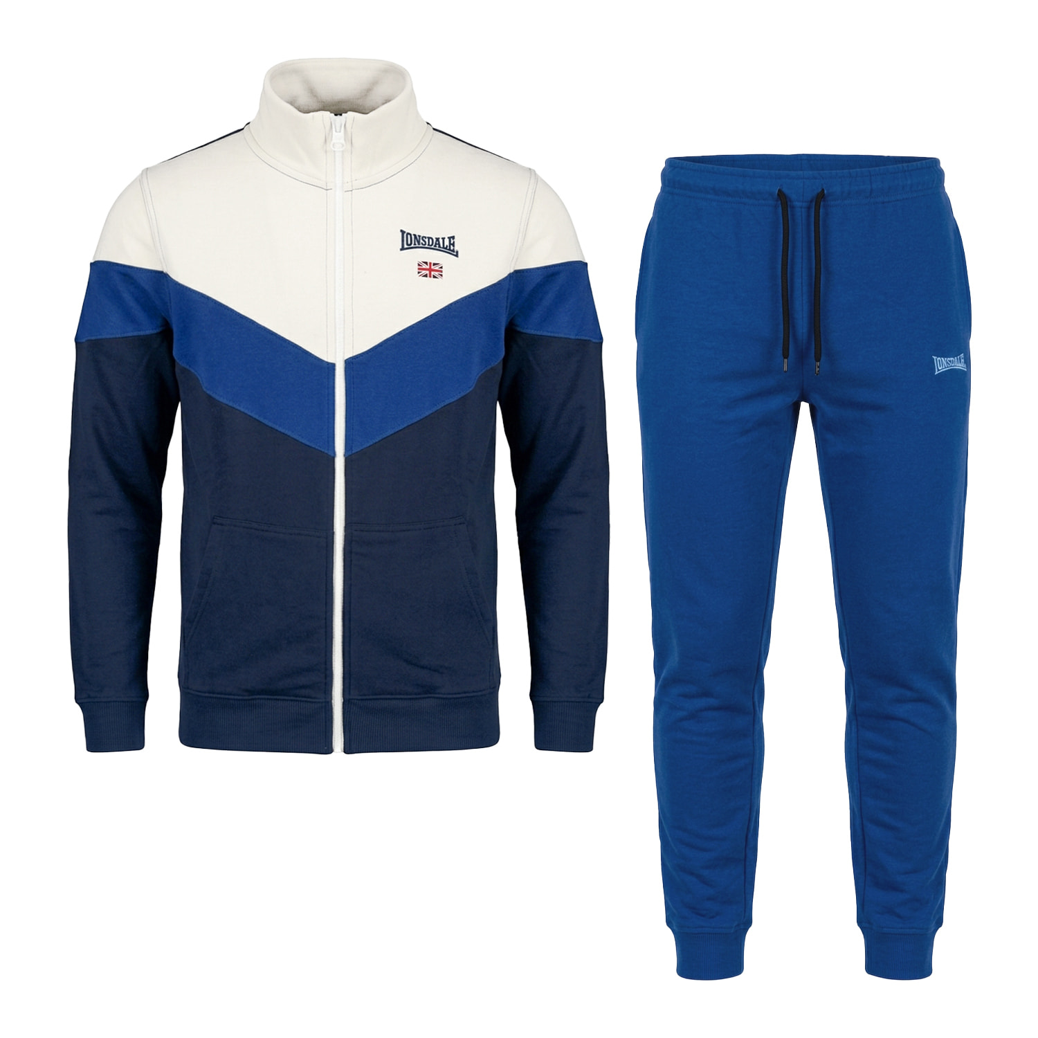 Tuta Uomo LONSDALE Cotone Primavera Full Zip
