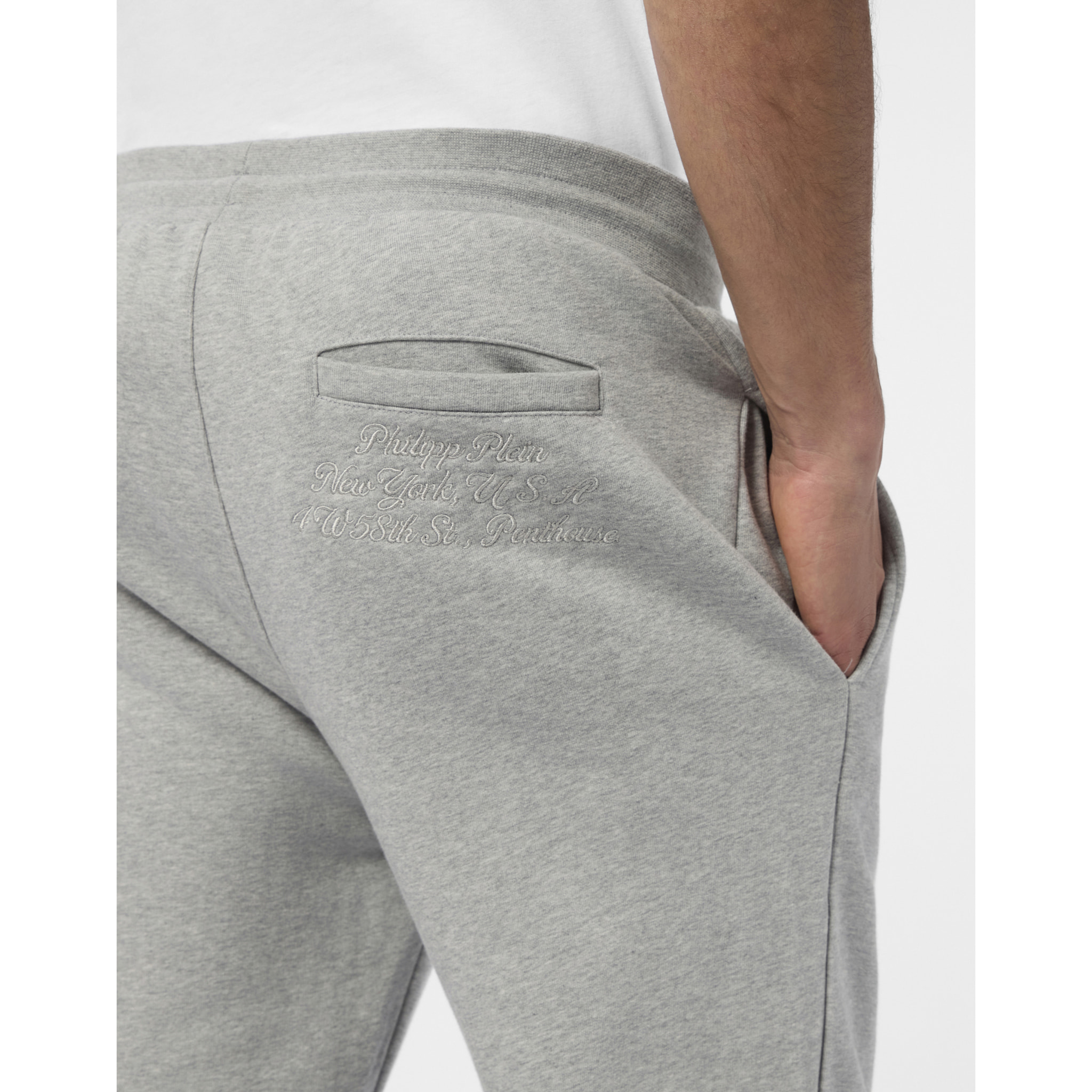 PHILIPP PLEIN Tracksuit Joggers Outline Embroidery