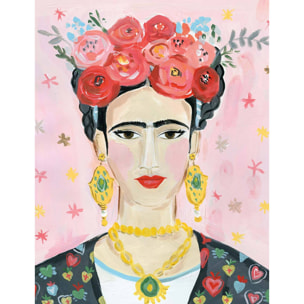 Papier peint roses frida pinkie Intissé