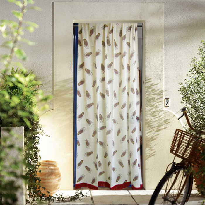 Rideau de Porte 'Marseillais' Esprit Provençal - Ecru