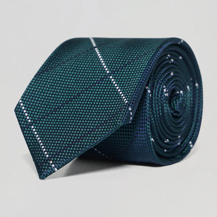 Pack de corbata y pañuelo de seda con detalle bordado Polo Club