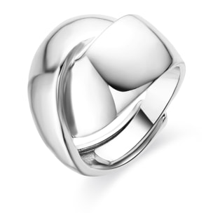 Anillo acabado en rodio