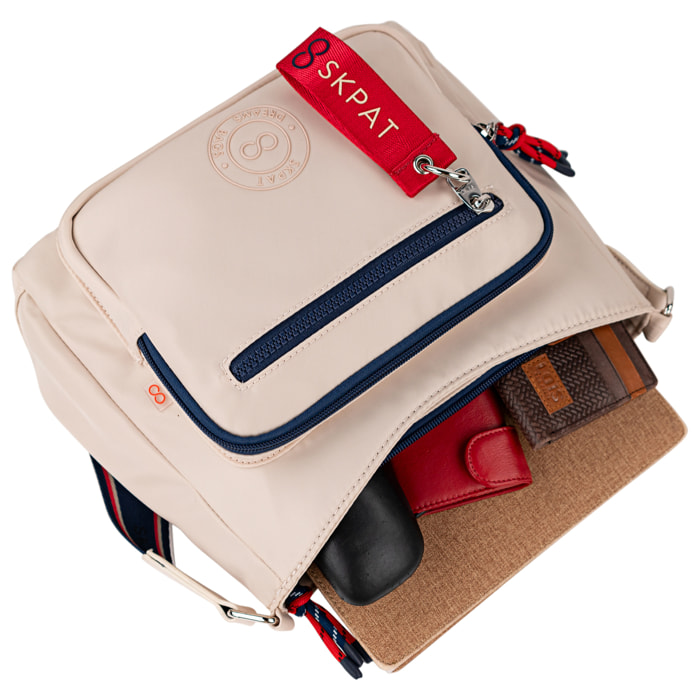 Bolso Bandolera Mujer Skpat Moselle Beige