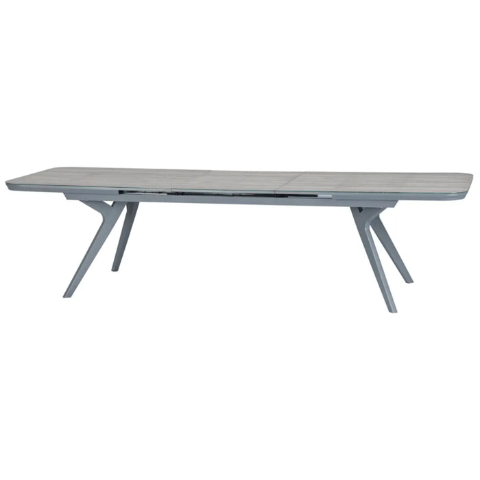 Table de jardin extensible Pulpy Gris quartz