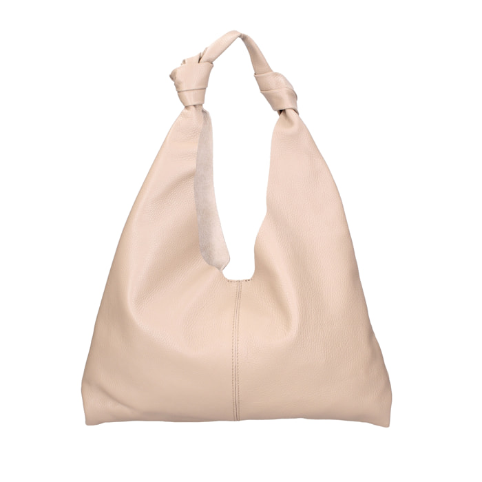 Borsa a spalla da donna In Vera pelle Made in Italy 40x42x2 cm