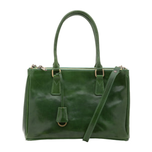 Borsa a tracolla  da donna In Vera pelle Made in Italy 35x23x16 cm