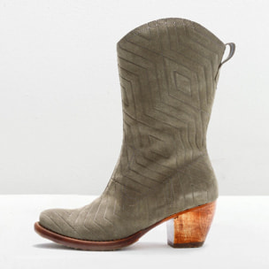 Botas con tacón S3098S VESUBIO CARIBOU/ MUNSON color Caribou