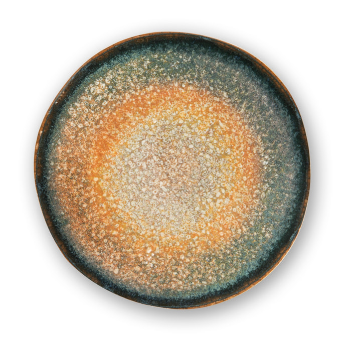 Set de 6 assiettes à dessert Excelsa – Efesto, Céramique Beige