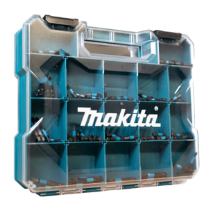 Coffret d'embouts 100 pcs + compartiments de rangement - MAKITA - E-24826