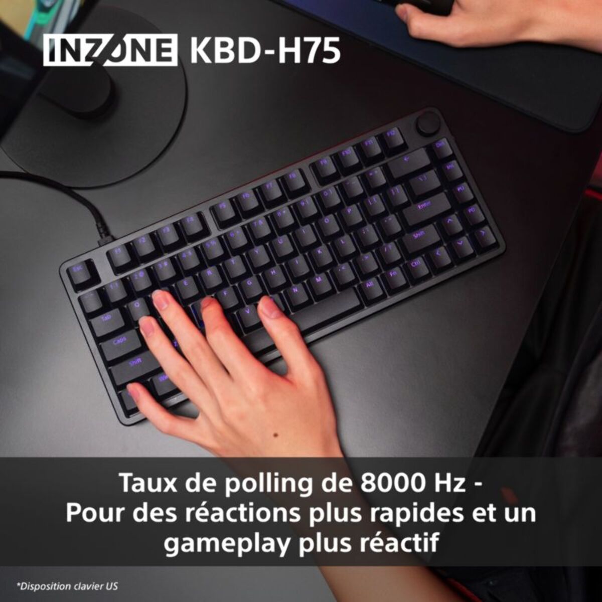 Clavier gamer SONY INZONE KBD-H75