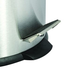 Poubelle à pédale de cuisine Inox 30L Gris MSV