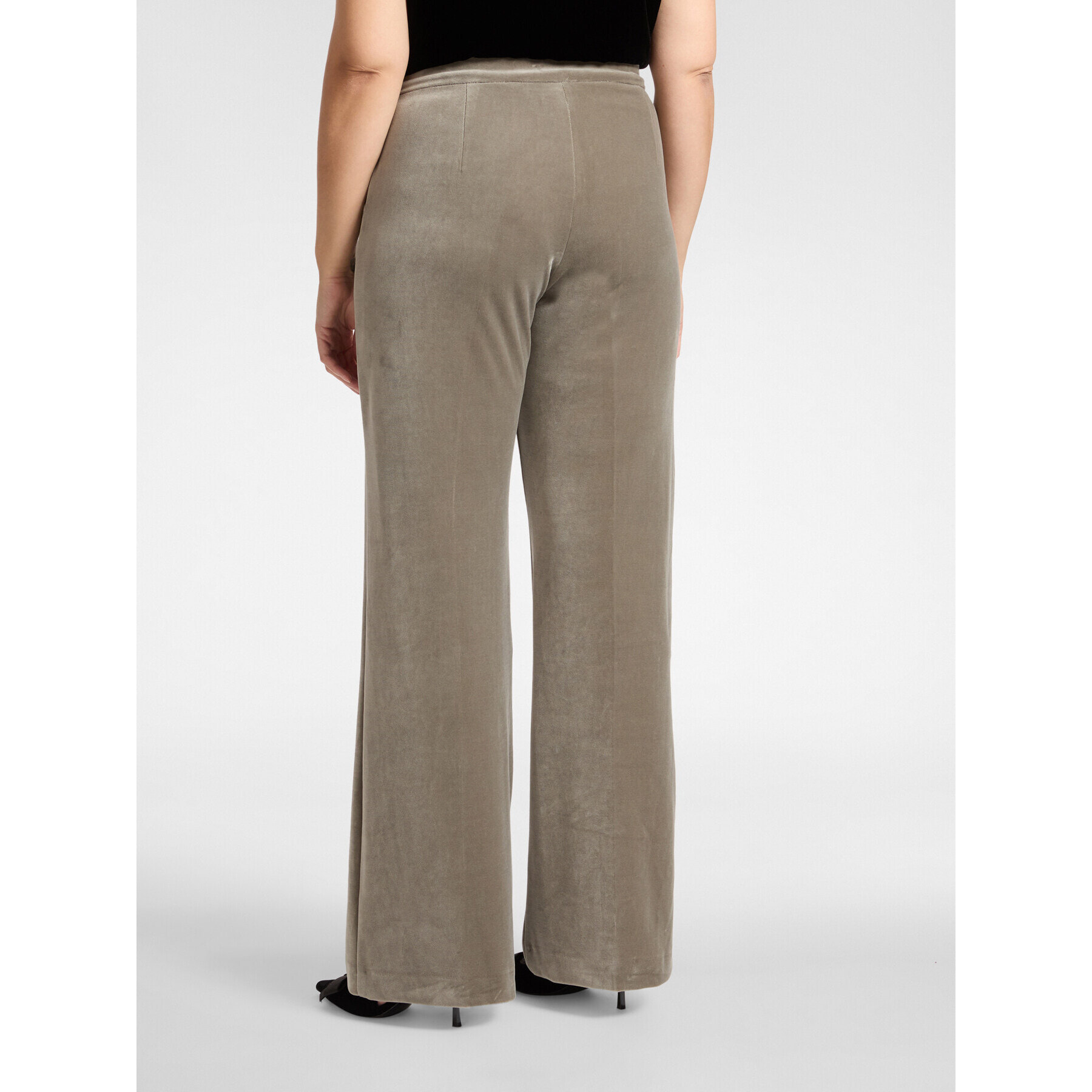 Elena Mirò - Pantalones de terciopelo - Gris