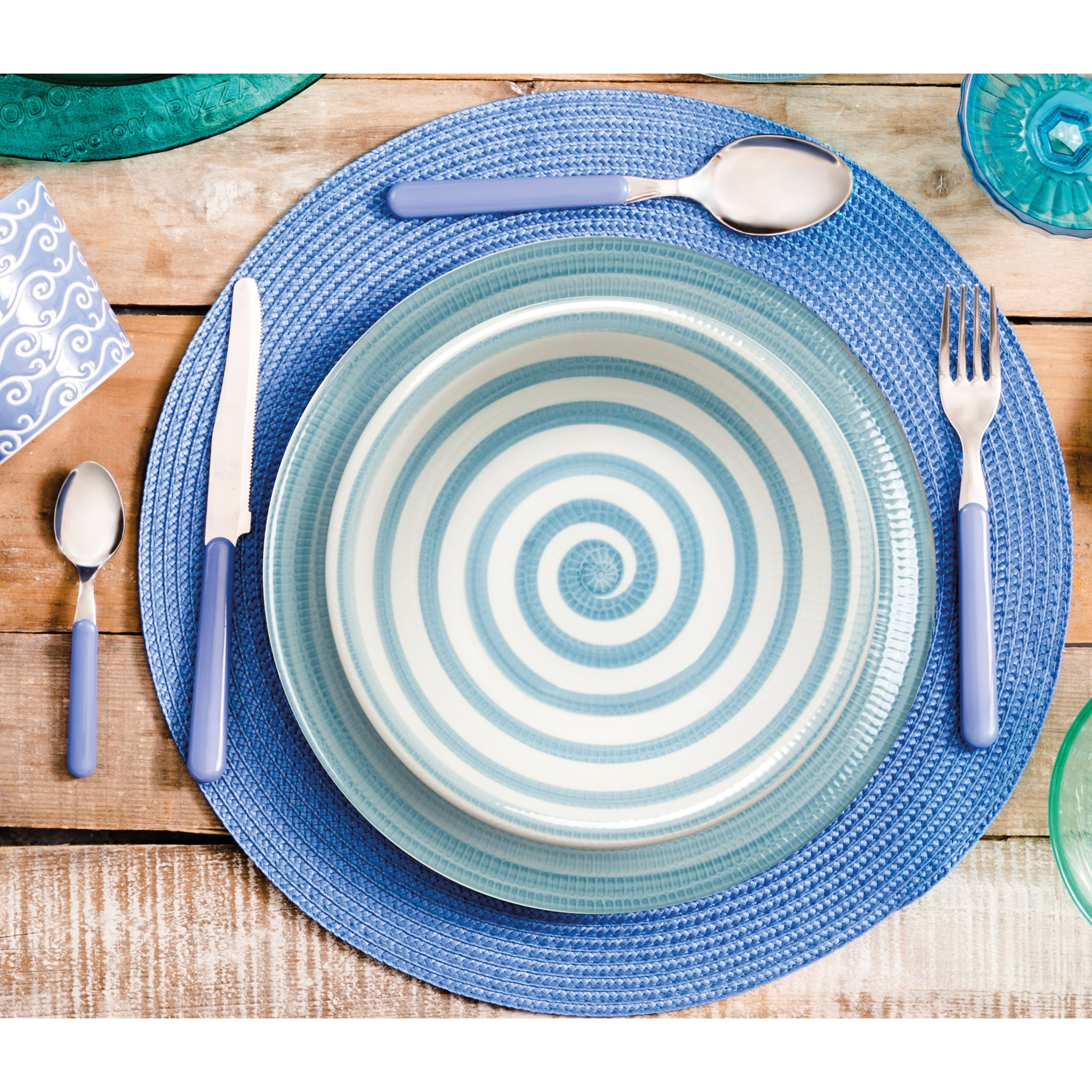 Servizio 24 posate Excelsa – Fashion, Acciaio Blu