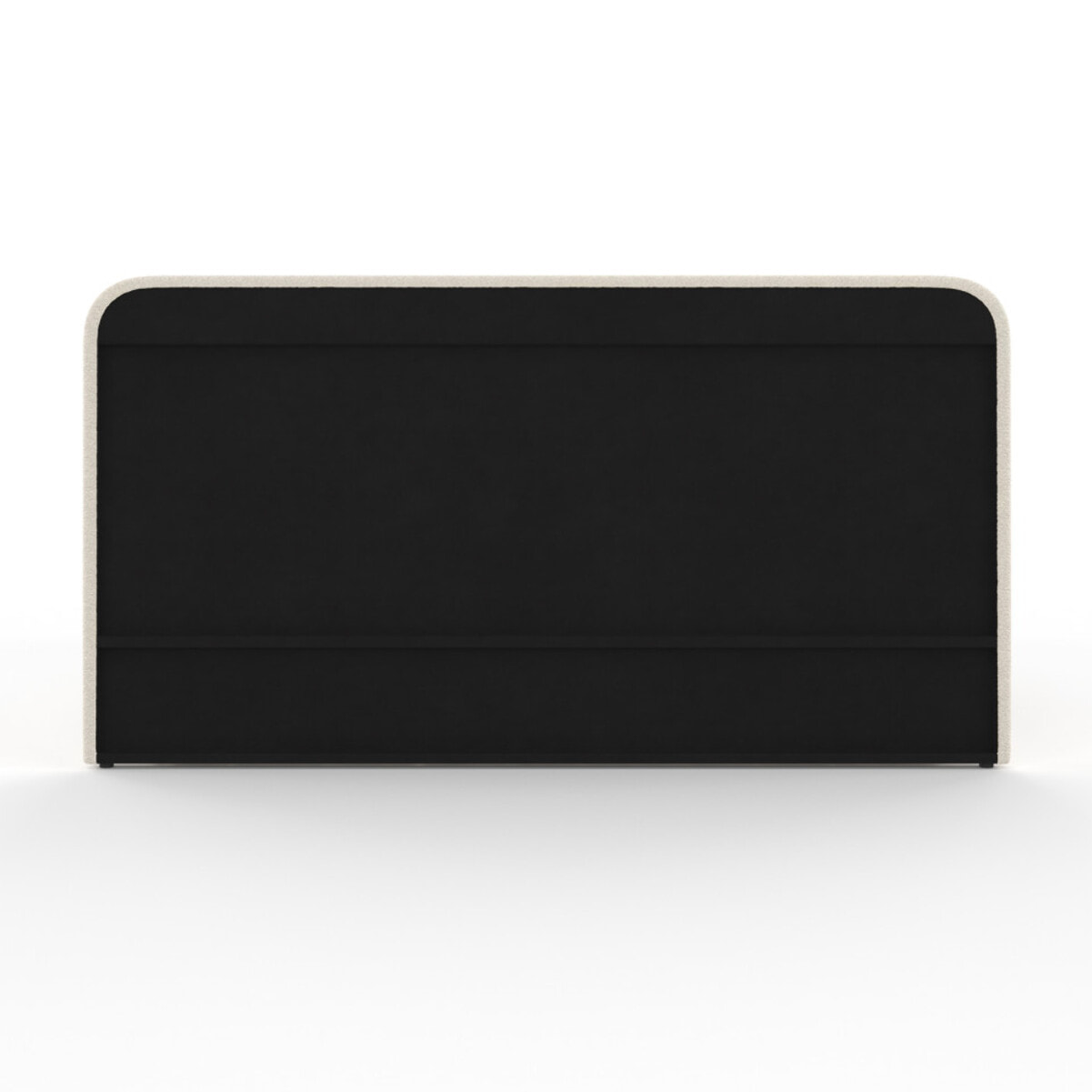 Lit coffre Valentina 160x200cm tissu bouclette