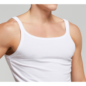 CANOTTA SPALLA STRETTA SCOLLO U