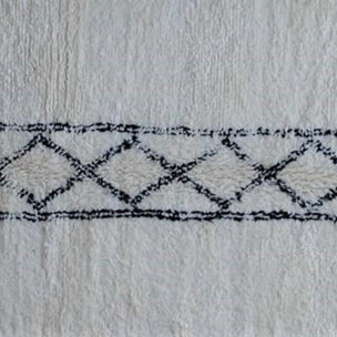 Authentique tapis berbère fait main en laine HUFE