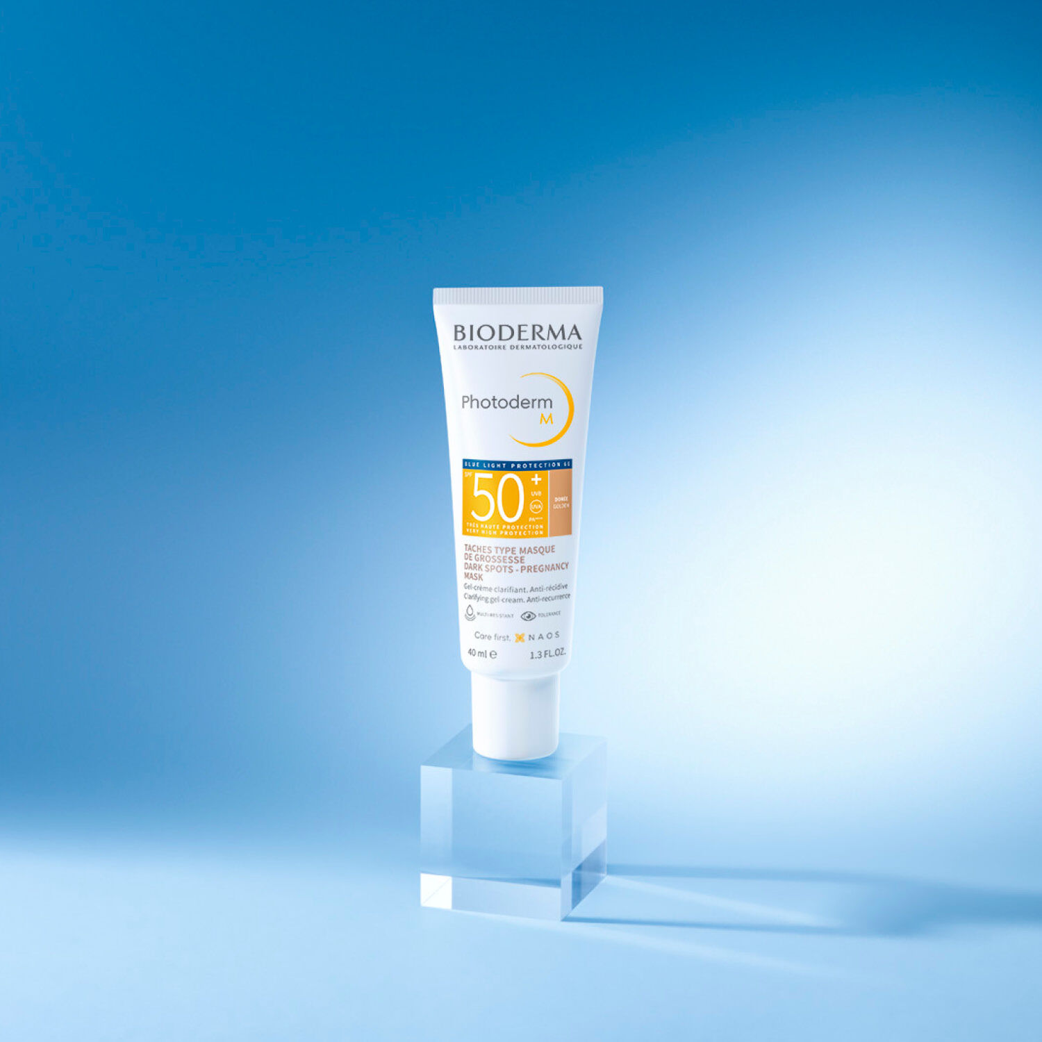 Photoderm M - Gel-Crème Clarifiante Dorée - Anti-Récidive - SPF50+ 40 ml