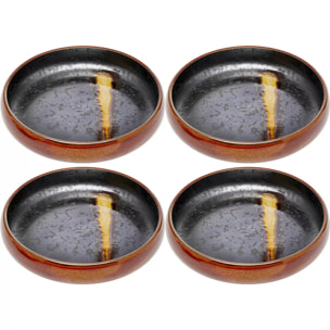 Assiettes creuses Ari 21cm set de 4 Kare Design