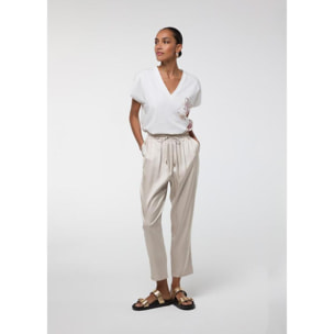 Vita elastica da jogger in raso