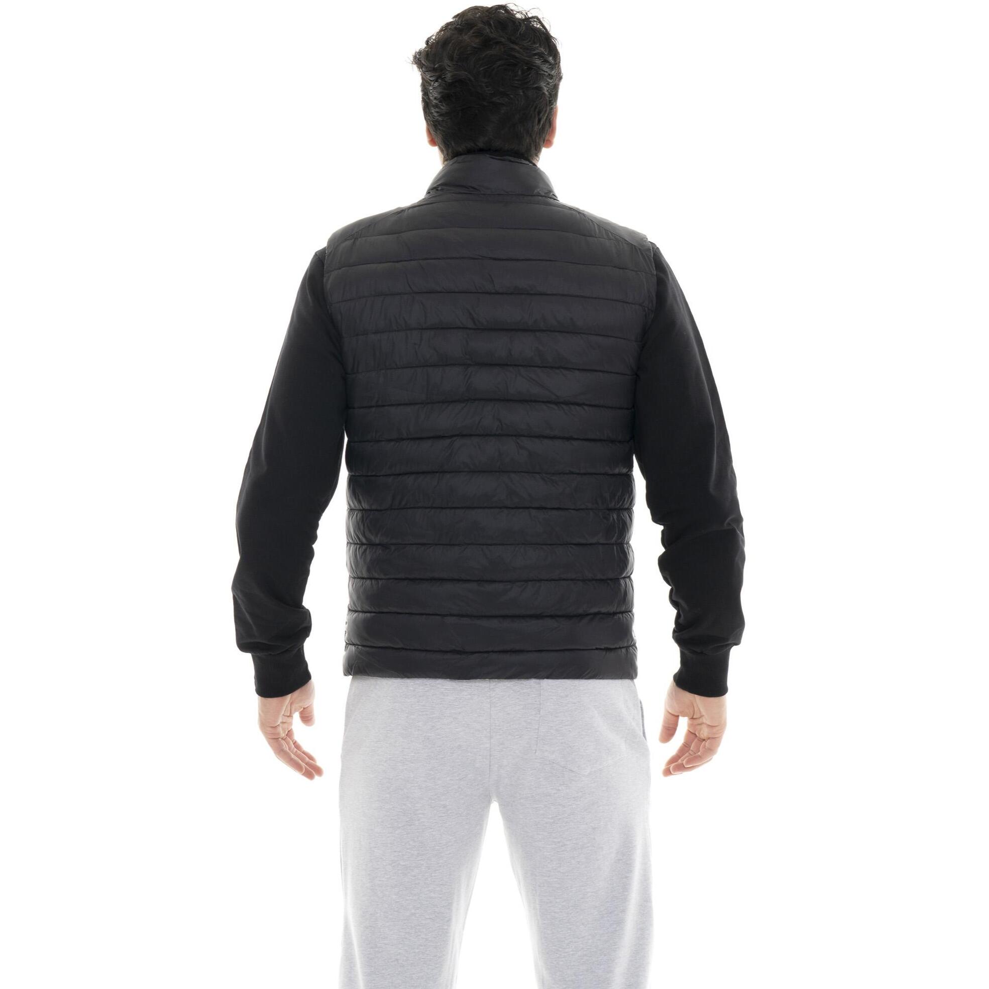 Piumino da uomo smanicato con zip invernale "Basic"