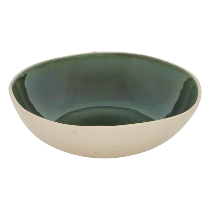 Assiette creuse Wonja vert L18,8xp18,5xH5,4cm