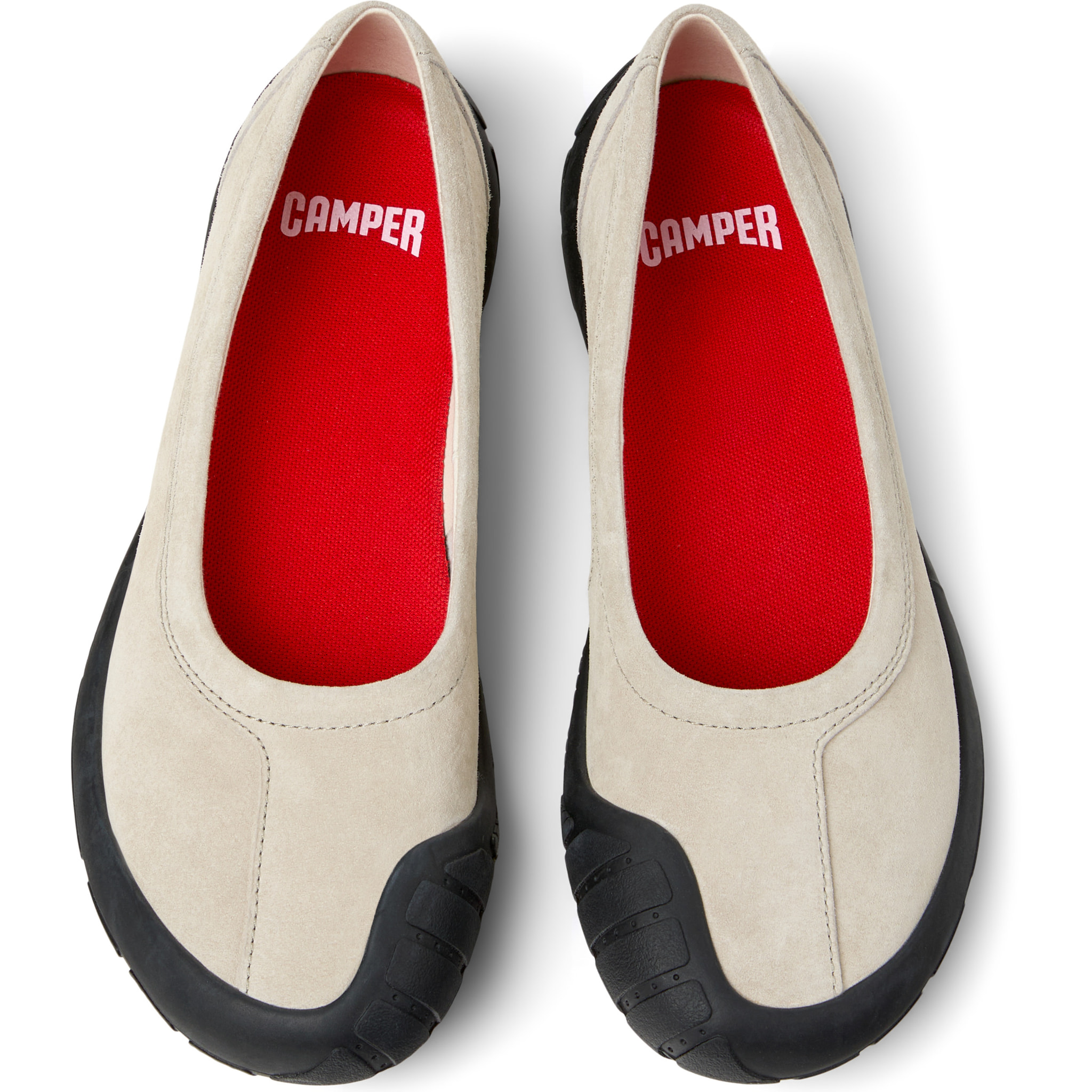 Bailarinas - CAMPER Peu Path - Beige - Nubuck