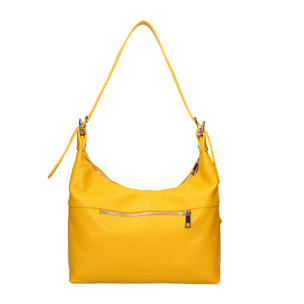 Borsa a spalla da donna In Vera pelle Made in Italy 30x30x9 cm