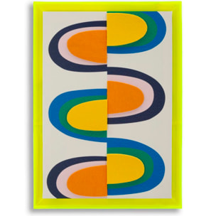 STAMPA SU TELA POP ART C/CORNICE -A- CM 50X3,3X70