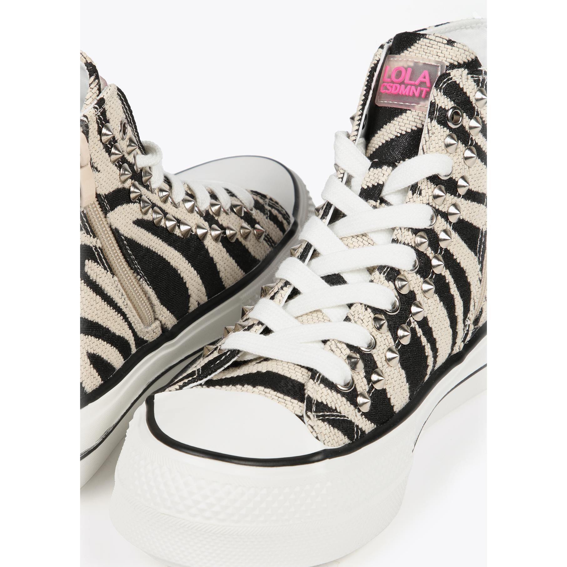 Sneakers alte stampa leopardo