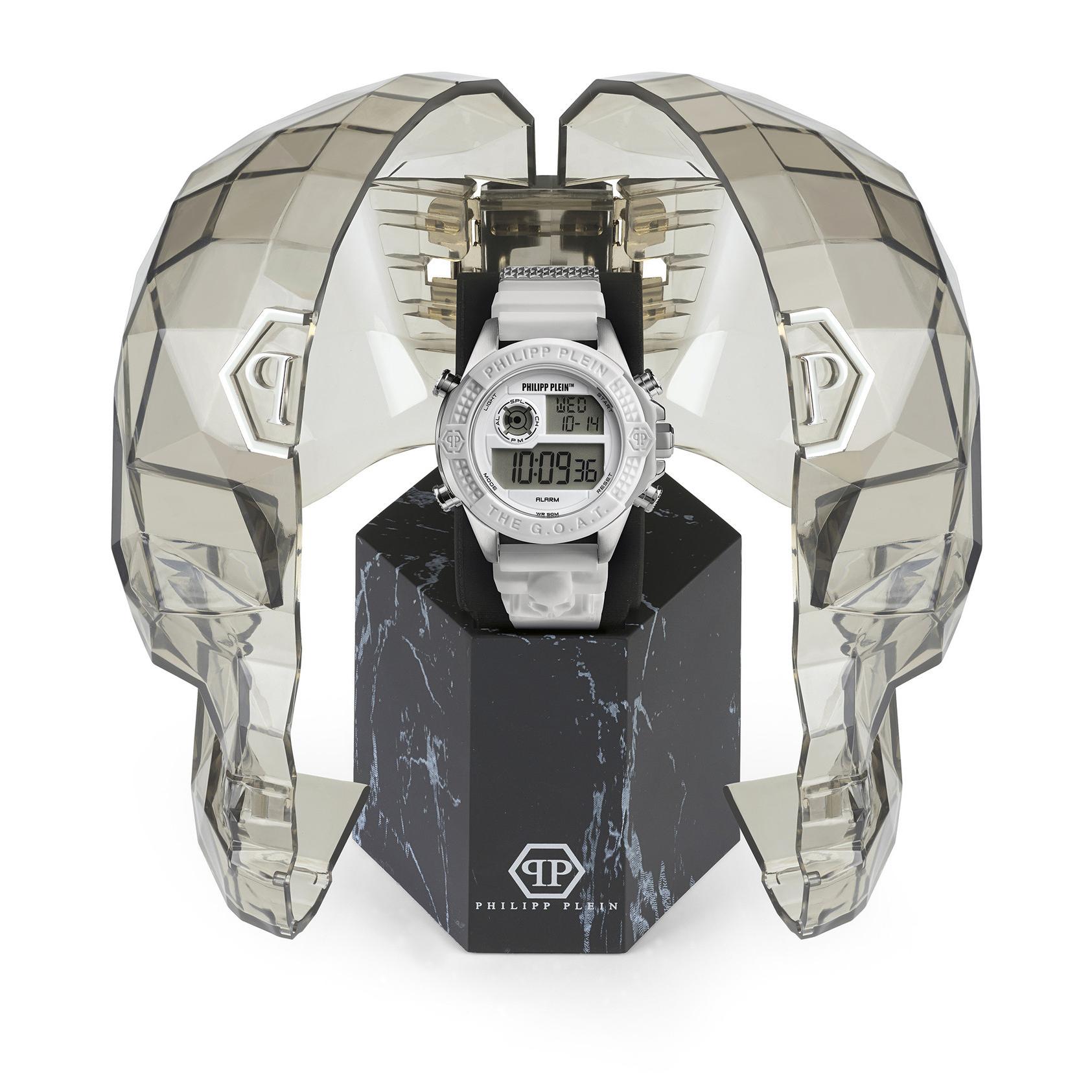 Orologio Philipp Plein THE G.O.A.T. Silicone Bianco