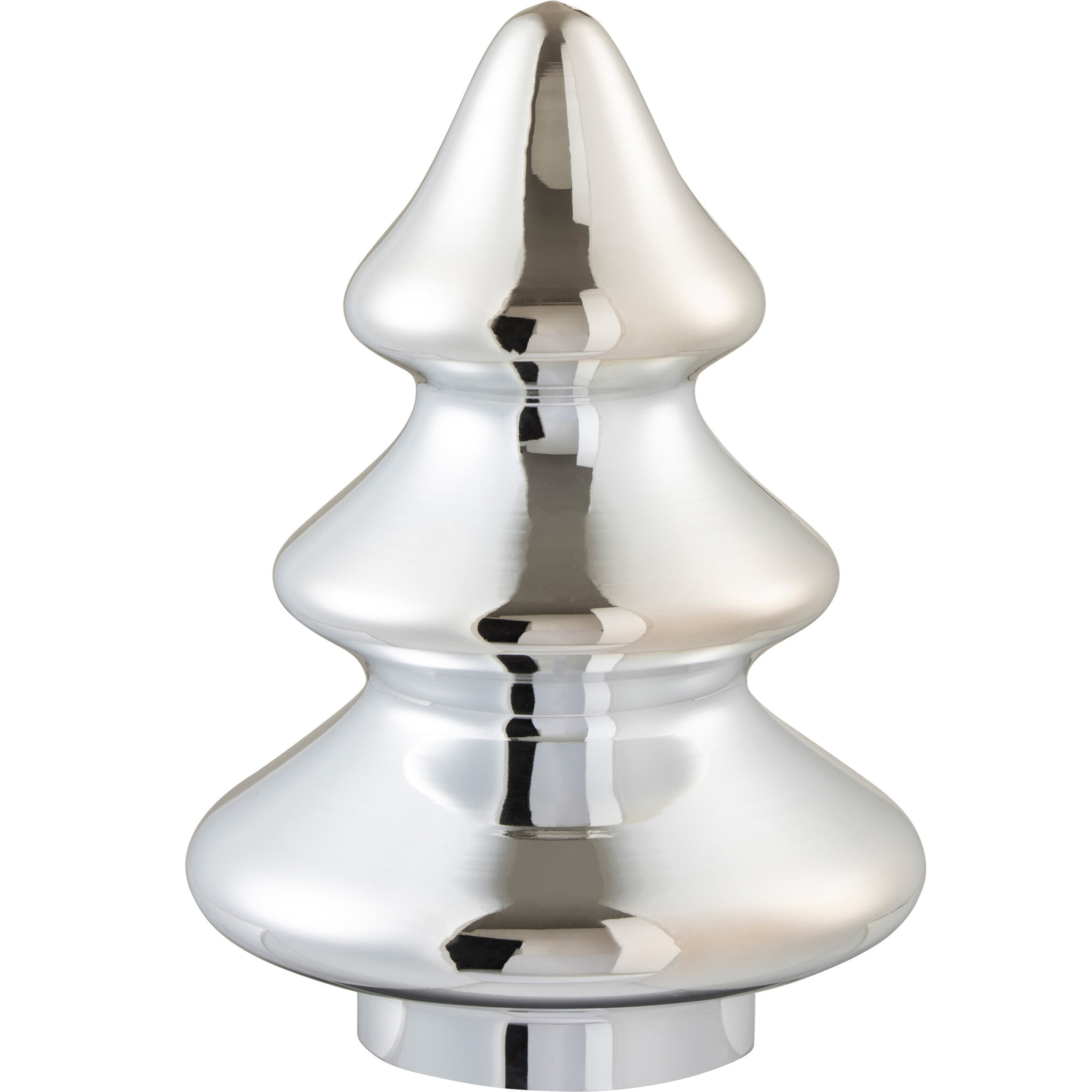 J-Line décoration Sapin De Noël - verre - argent - large