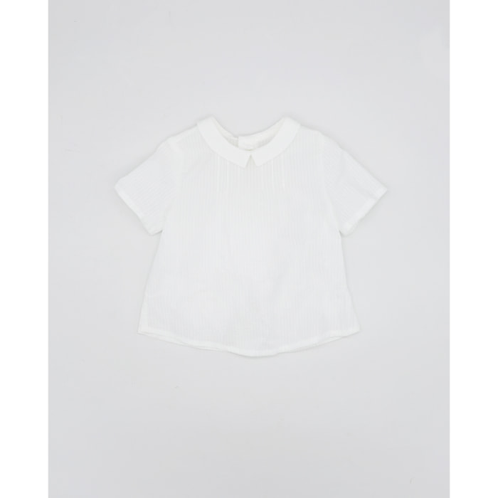 CAMISA SEERSUCKER BLANCO CUELLO FRANCÉS